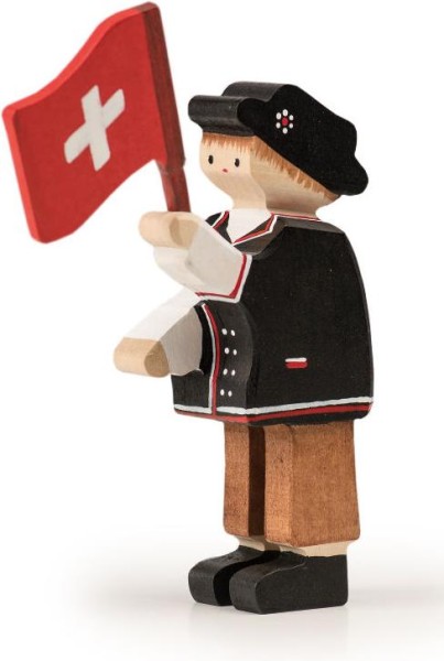 Trauffer Figur Fahnenschwinger Paul
