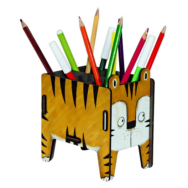 Vierbeiner Stiftbox Tiger