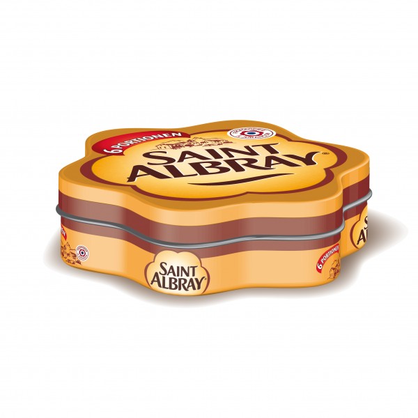 Käse Saint Albray in der Dose