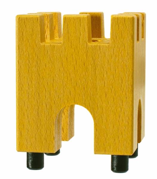 Xyloba Klangklotz – Bloque Musical De Madera De Haya Para Circuitos De Bolas, Pieza Suiza De 6x6x9 Cm, Ideal Para Niños +3 Años
