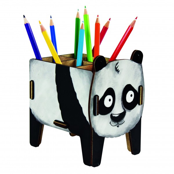 Vierbeiner Stiftbox Panda